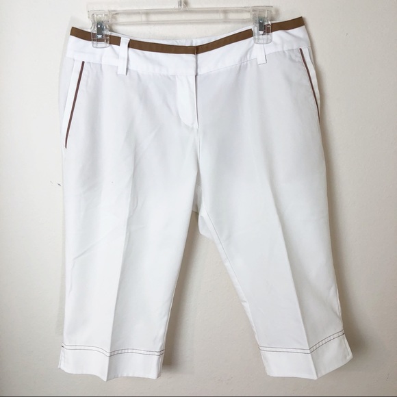 adidas Pants - ADIDAS CLIMALITE WHITE BERMUDA SHORTS 6